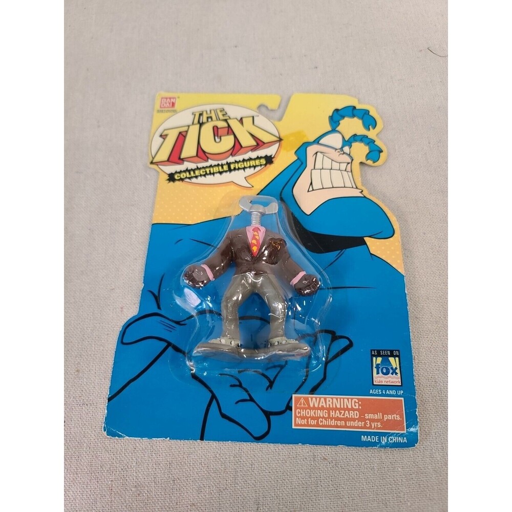 NEW NOS Vintage Tick Mini Collectible Dean Bandai Mini Figure 1994